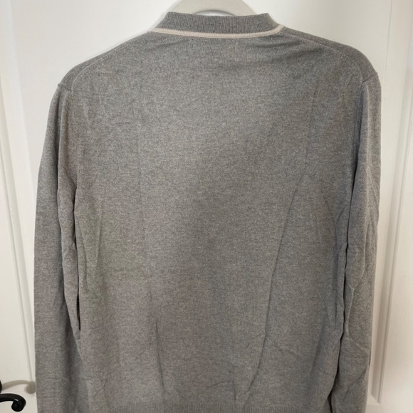 BANANNA REPUBLIC M GRAY CARDIGAN - Picture 4 of 5